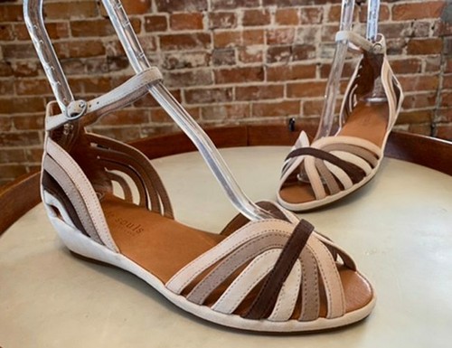 Gentle Souls Leah Suede Wedge Sandal