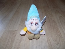 Disney Store Snow White  the Seven Dwarfs Bashful Bean Bag Plush Doll Tags