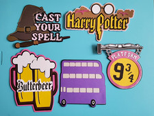 BUTTERBEER OTHER HARRY POTTER Premade Scrapbook Title Page DIE CUTS
