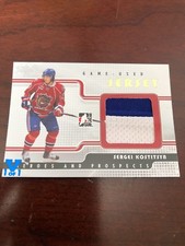 08/09 ITG Jersey Heroes And Prospects Sergei Kostitsyn Gold Version Hockey Card 