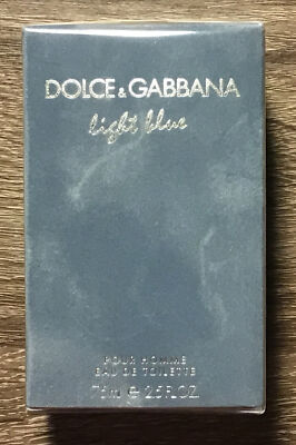 Dolce & Gabbana Light Blue 2.5 oz 75 mL Men's EDT - NIB