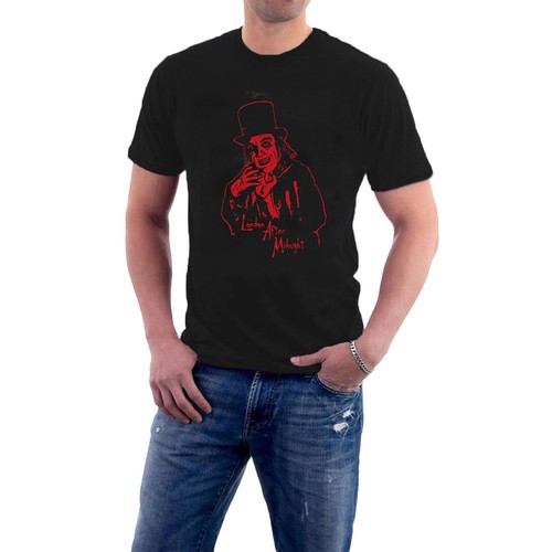 Skull & Crossbones T-shirt Nosferatu London After Midnight Horror Halloween Tee - Picture 6 of 7