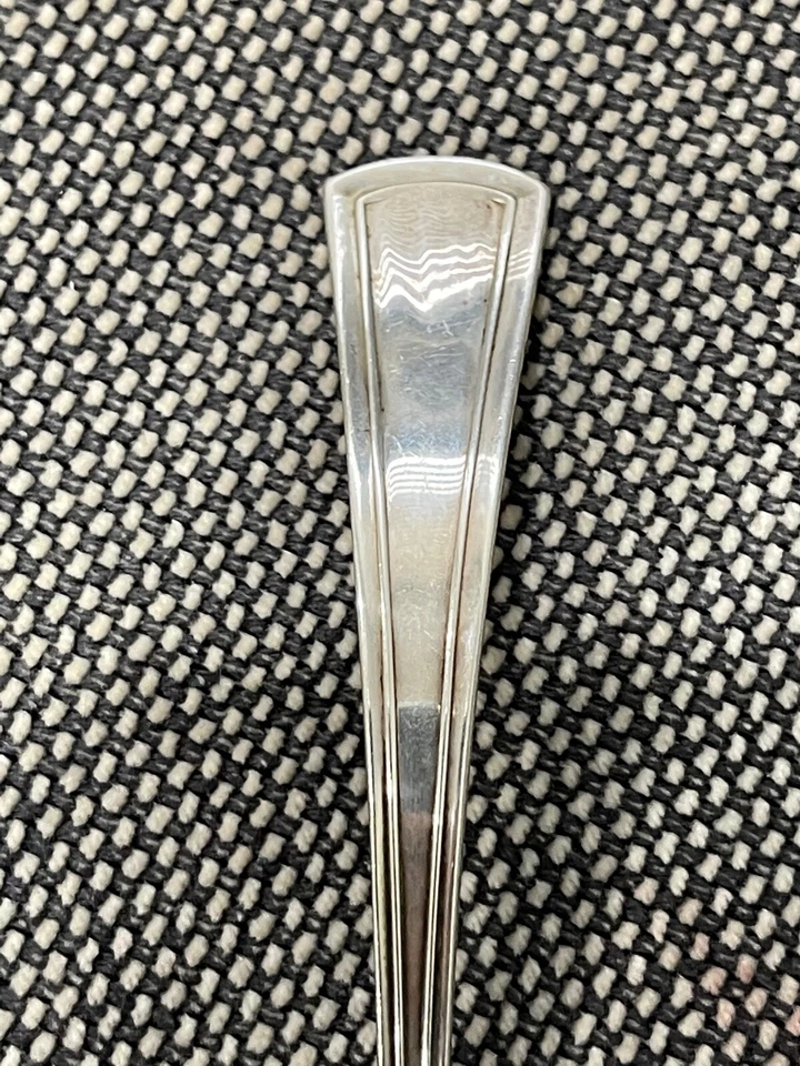 Antigua cuchara de salsa pequeña Dominick & Haff de plata esterlina patrón Virginia Foto 2 de 4