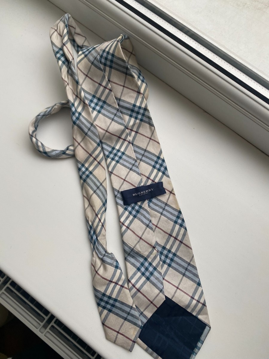 Burberry London Nova Check Silk Tie | eBay