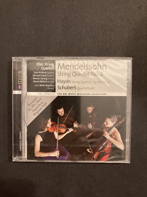 BBC Musik CD Mendelssohn Haydn Streichquartett Nr. 2 Haydn Schubert Neu & Versiegelt
