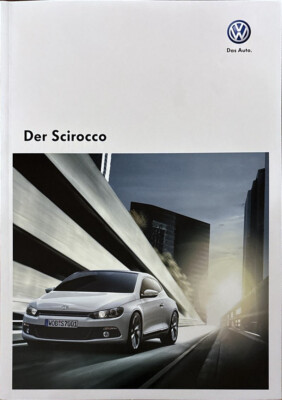 VW Scirocco Prospekt Brochure Depliant 05/2009