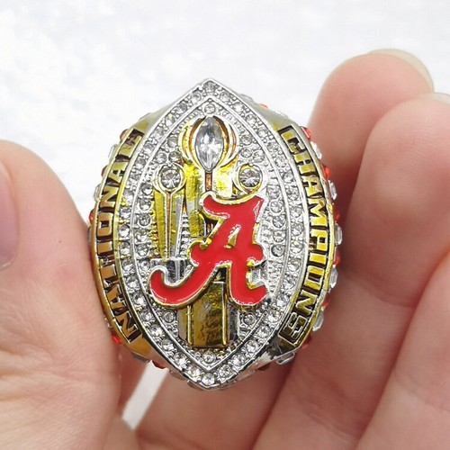 Alabama Desktop Rings Ring for Alabama Crimson Tide 2020 HC Saban Nick National Champions ...