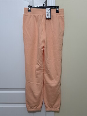 NWT Reebok Apparel Classic Wide Fit Jogger Pants Orange M
