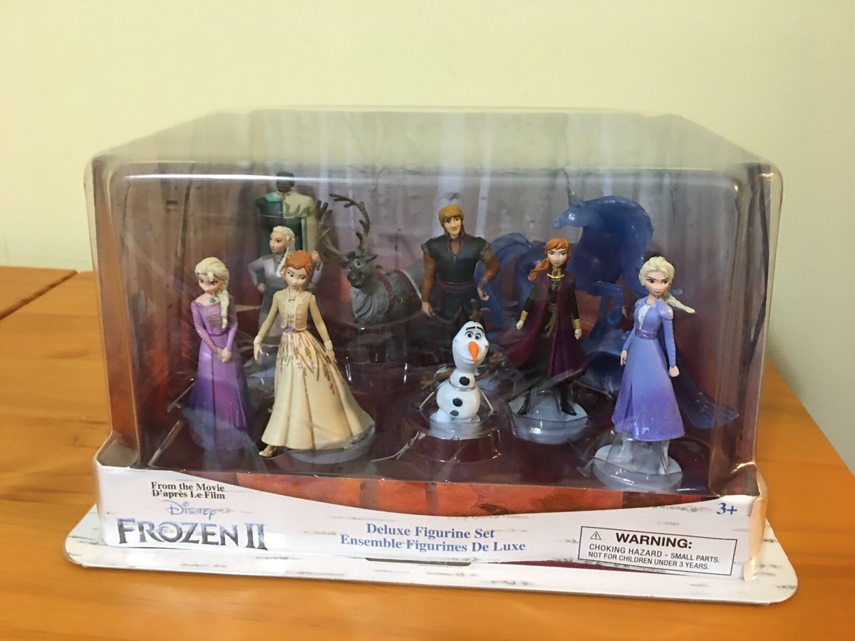 New Disney Frozen 2 Deluxe Figurine Playset 10 Piece Figure Set | eBay