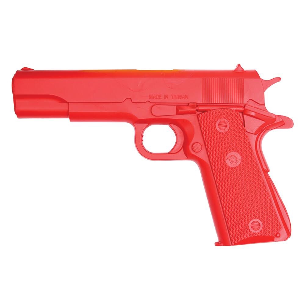 RED PRACTICE TRAINING GUN COLT M1911 POLYPROPYLENE PLASTIC RED PRACTICE TRAINING GUN COLT M1911 POLYPROPYLENE PLASTIC