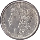 1884 $1 Morgan in AU, ***FREE SHIPPING***