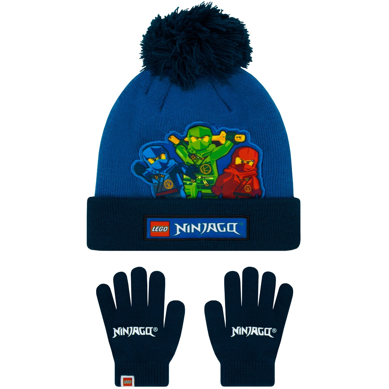 LEGO Ninjago Winter Set | Winter Hat and Gloves | Boys LEGO Hat and Gloves