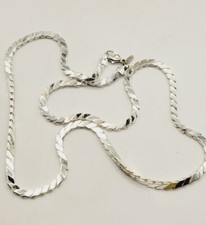 Napier Necklace Silver-Tone Thick Chain Vintage 22 in