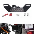 B6 License Plate Auxiliary LED Taillight Burst Flash Brake light For Motorcycle