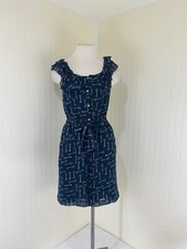 Banana Republic Sleeveless Dress With Key Print Size 0