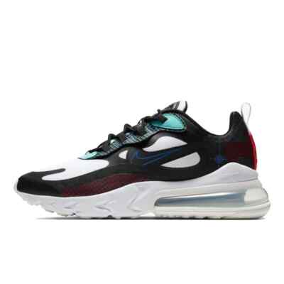 NIKE AIR MAX 270 REACT SNEAKER TURNSCHUHE - UK 5,5 & 6 - WEISS/SCHWARZ - CZ7344 001