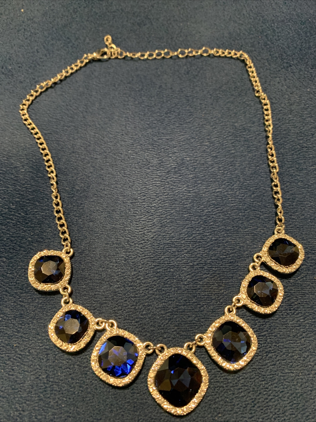 Blue Gemstone Necklace eBay