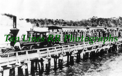 Indian Rock Beach FL 0-4-4RT excursion train circa 1915  New 5x8 Photo