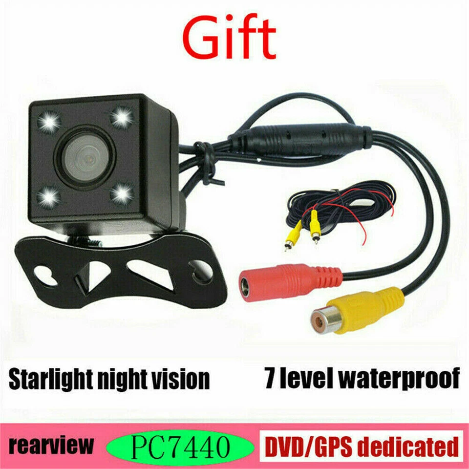 Double 2DIN Rotatable 10.1'' Android 10.1 Touch Screen Car Stereo Radio GPS Wifi - Image 4 of 4