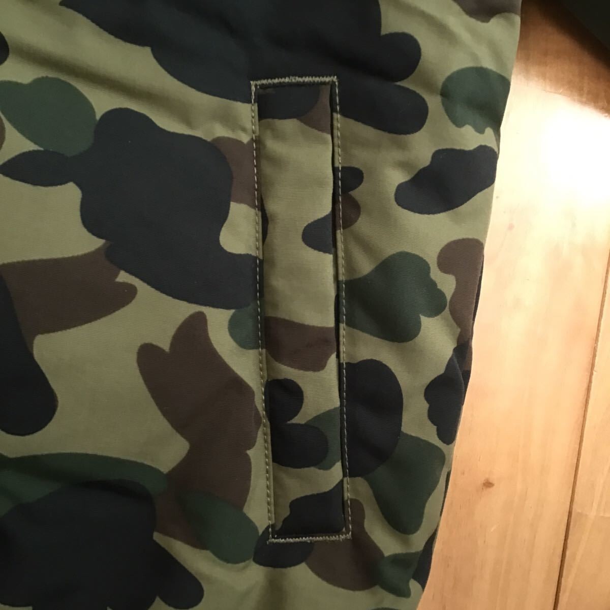 BAPE Shark full zip hoodie batting jacket 1st camo green A BAPE Shark full zip hoodie batting jacket 1st camo green A