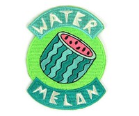 Watermelon Summer Embroidered Sew Or Iron-on Backing Patch on sale Watermelon Summer Embroidered Sew Or Iron-on Backing Patch on sale