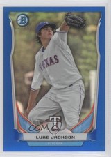 2014 Bowman Prospects Chrome Blue Refractor 214/250 Luke Jackson #BCP18 00jz
