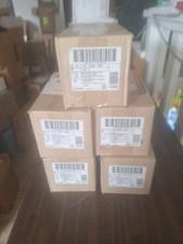 125 ! 5 Boxes Of 25 Leviton 3-Port QuickPort Wall Plate Plastic White 41080-3WP.