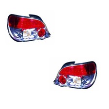 Rückleuchten Heckleuchten Set links rechts für Subaru Impreza Stufenheck chrom