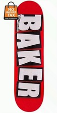 BAKER SKATEBOARD DECK Brand Logo White 8.5 BR...