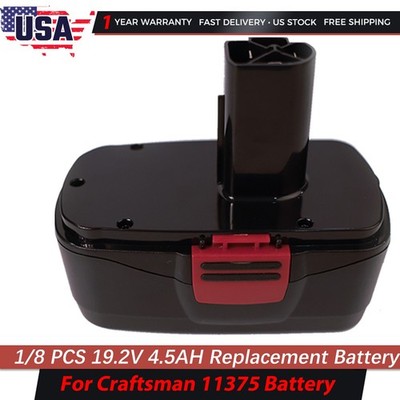 1/8x For Craftsman 19.2 Volt 11375 Battery C3 DieHard 130279005 11376 130279003