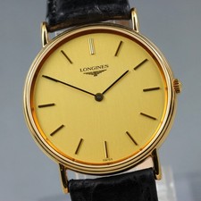 [MINT] Longines Grand Classic L4.637.2 33mm Gold Quartz Men's Vintage Watch