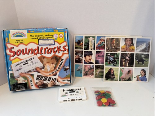 Vintage Living & Learning Soundtracks Cassette Kids Game 1996 Complete