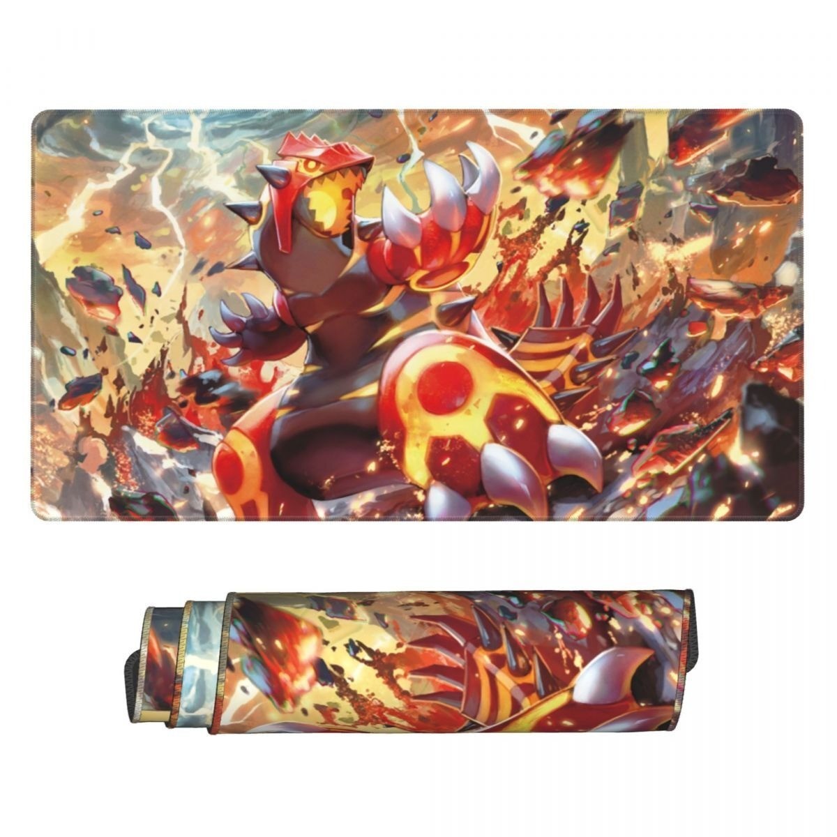Groudon Board Card Game Pokemon Desk Mat Gaming Mousepad Play Mat of TCG Gift