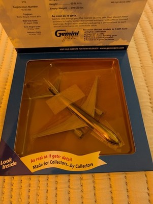 Gemini Jets 1:400 American Airlines Boeing 777-200 N777AN CHROME