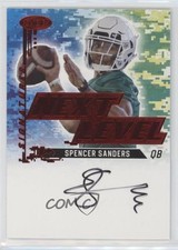 2022 SAGE Low Series Next Level Signatures Red Spencer Sanders #NLS-SS Auto 2b2