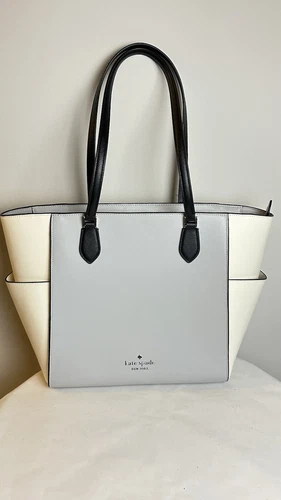 Borsa a tracolla Kate Spade New York Madison per laptop in grigio platino
