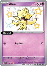 Abra 148/091 SV: Paldean Fates NM Pokemon on eBay