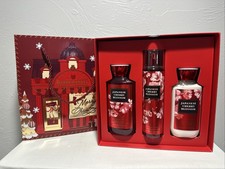 Bath  Body Works Japanese Cherry Blossom Gift Set 3 Pieces New In Box