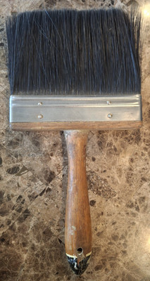 VINTAGE MAENDLER 5'' FLATTING PAINT BRUSH, USED, 9160