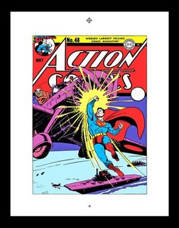 Fred Ray Action Comics #48 Rare Production Art Cover