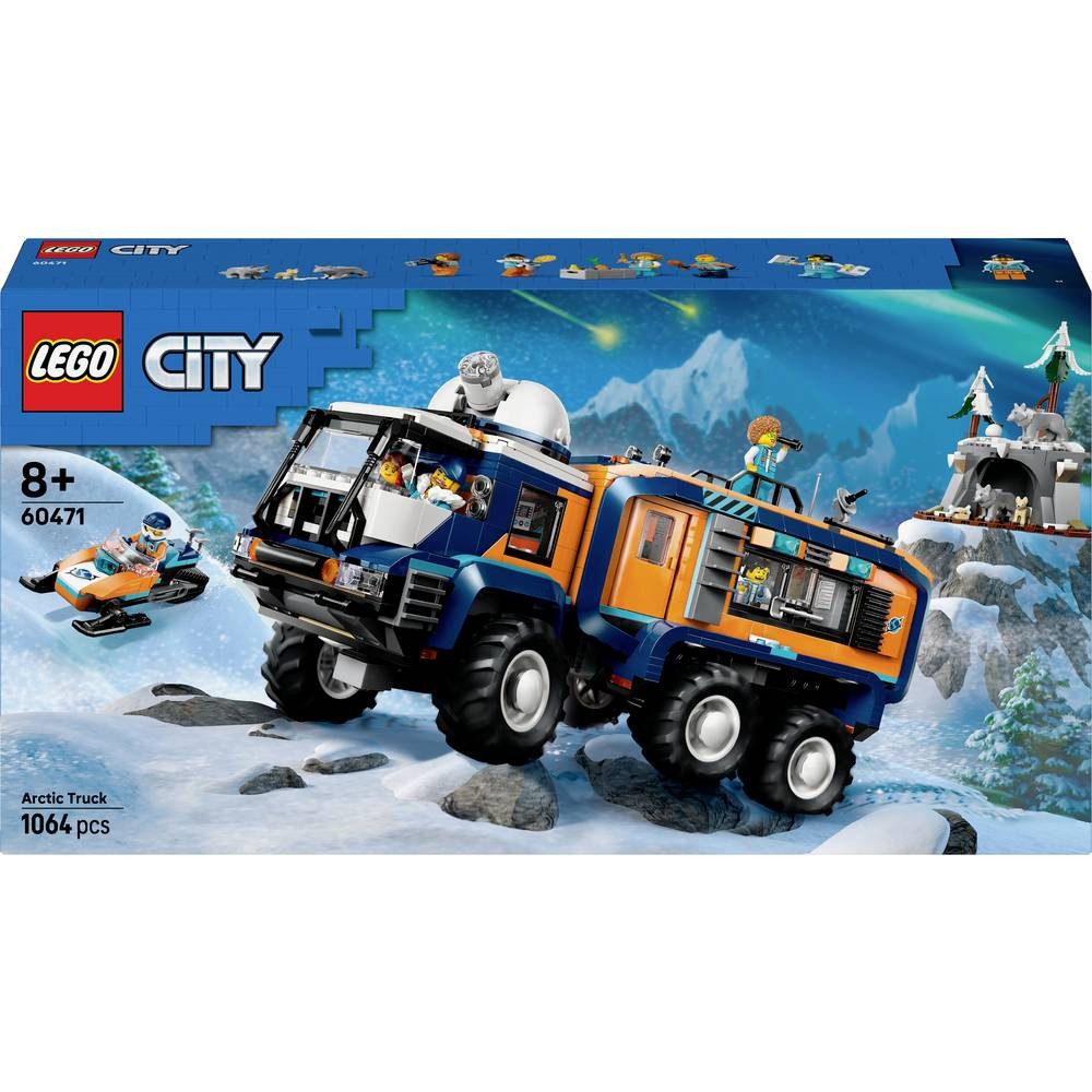 Laboratoire arctique mobile LEGO City 60471 à chenilles pour enfant