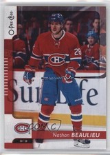 2017-18 O-Pee-Chee Red Nathan Beaulieu #306 0c3