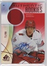 2024-25 SP Game Used Authentic Rookies Red Jersey 71/99 Bradly Nadeau Auto 0w0f