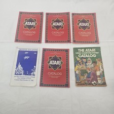 Vintage Lot Of Atari Game Catalogs And Contest Form Pac Man Atlantis Breakout