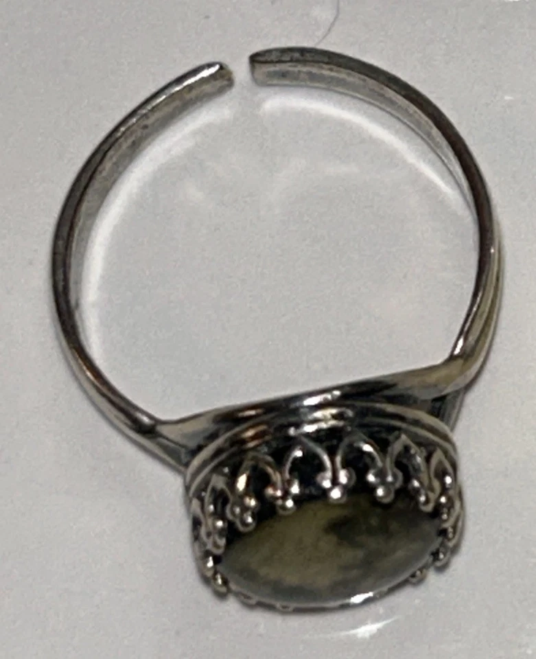 Set of 6 Rings, All Size 7.5, Mixed Gemstone & Fashion Styles, Boho Vintage Lot - Image 4 of 4