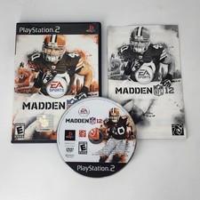 Madden NFL 12 - Sony PlayStation 2 PS2 CIB COMPLETE w/ Manual CLEANED & TESTED!