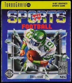 TV Sports Football TurboGrafx 16 Sealed A++ Graded PSA 8.0 Only One Graded