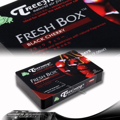 Black Cherry - TreeFrog Natural Xtreme Fresh Box Car Air Freshener Universal
