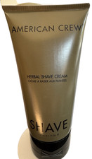 AMERICAN CREW HERBAL SHAVE SHAVING CREAM LOTION NATURAL 150ML FACIAL HAIR MENS