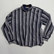 Vintage Guess Classics Georges Marciano Stripe Button Down Shirt Mens XL Cotton